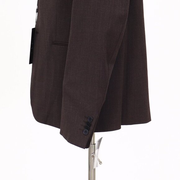 NEW Guess 44-46 Brown Skinny Two Button Blazer Sport Coat Jacket V103 - Picture 8 of 11